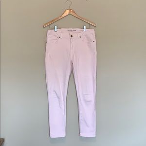 Michael Kors Blush/Pink Ankle Skinny Pants